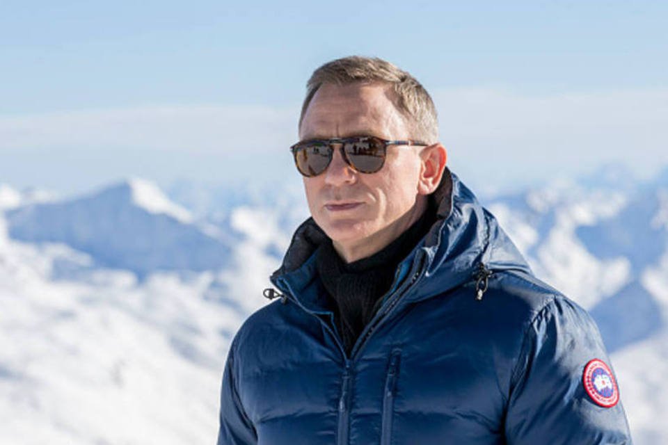 O ator Daniel Craig durante filmagens de "007 Contra Spectre” (Jan Hetfleisch/Getty Images)