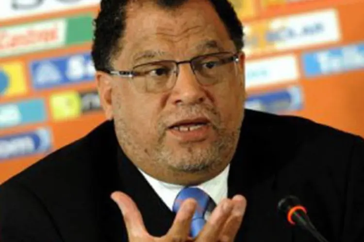 Danny Jordaan, chefe do Comitê Local de Organizações da Copa: nas 32 primeiras partidas disputadas, apenas 4 não tiveram o estádio lotado (Stephane de Sakutin/AFP)