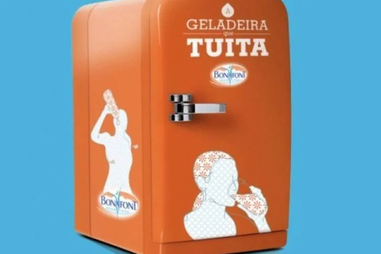 Danone: empresa distribuiu geladeiras portáteis conectadas à internet wireless (Divulgação)
