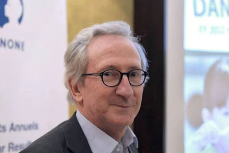 
	Presidente da Danone, Franck Riboud: vendas na Europa estavam &quot;sob press&atilde;o de uma severa deteriora&ccedil;&atilde;o na demanda geral do consumo&quot;, caindo 3% no ano passado
 (AFP/ Eric Piermont)