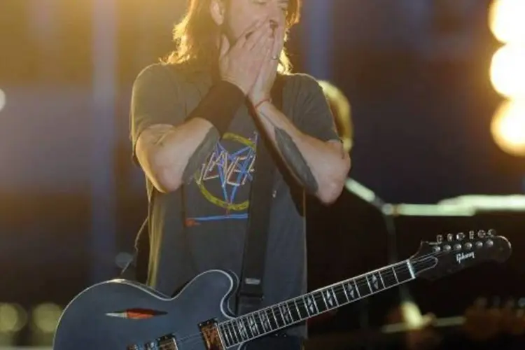 
	Dave Grohl, cantor da banda de rock Foo Fighters: o projeto tamb&eacute;m foi transformado em um document&aacute;rio
 (Jason Merritt/Getty Images)