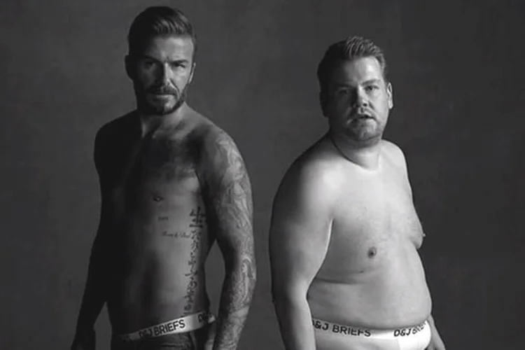 Comercial fake com David Beckham: piadas com os anúncios de cueca (Reprodução)
