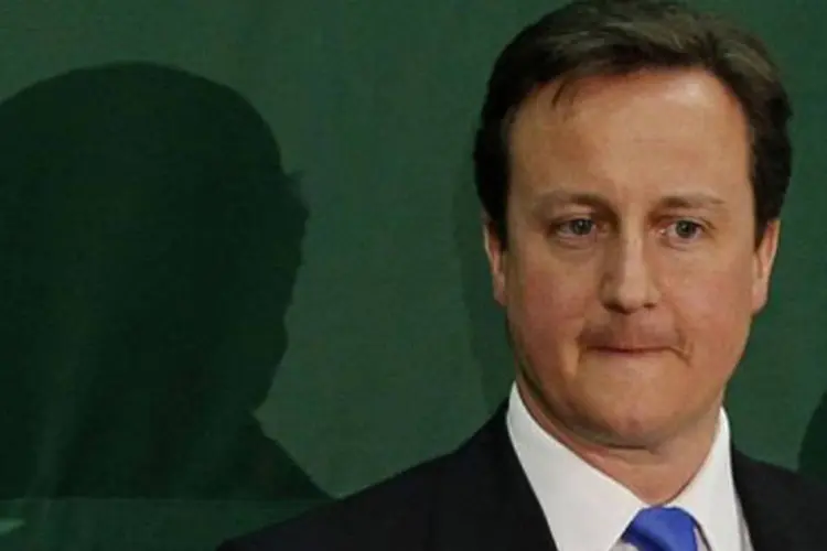 O primeiro-ministro do Reino Unido, David Cameron: seu salário é de 142.500 libras anuais   (.)