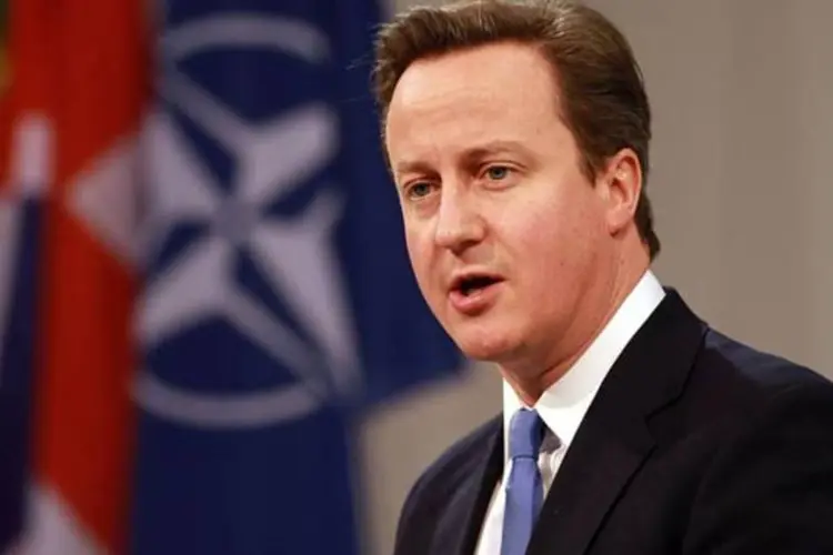 O premiê britânico David Cameron: segundo a BBC, ajuda à Irlanda pode chegar a € 8 bi (Peter Macdiarmid/Getty Images)