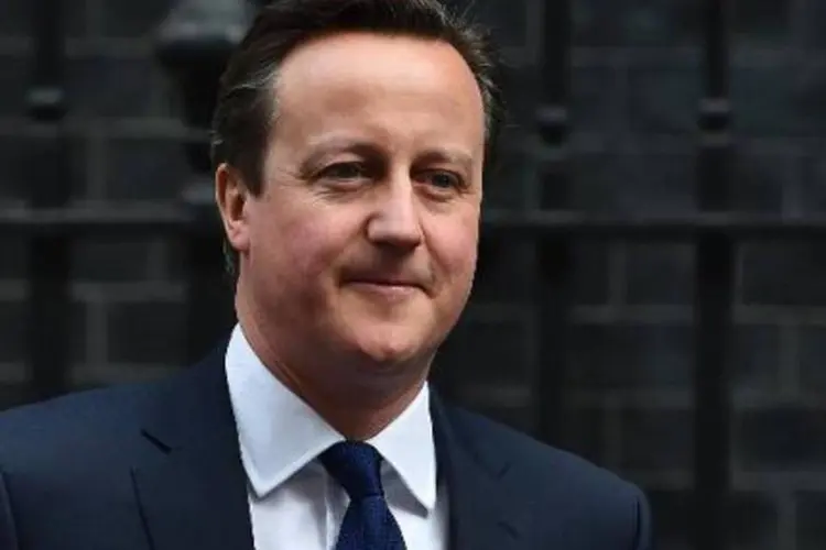 
	O premier brit&acirc;nico, David Cameron: os resultados ajudaram a libra a atingir a maior cota&ccedil;&atilde;o em quase dois meses ante o d&oacute;lar
 (Ben Stansall/AFP)