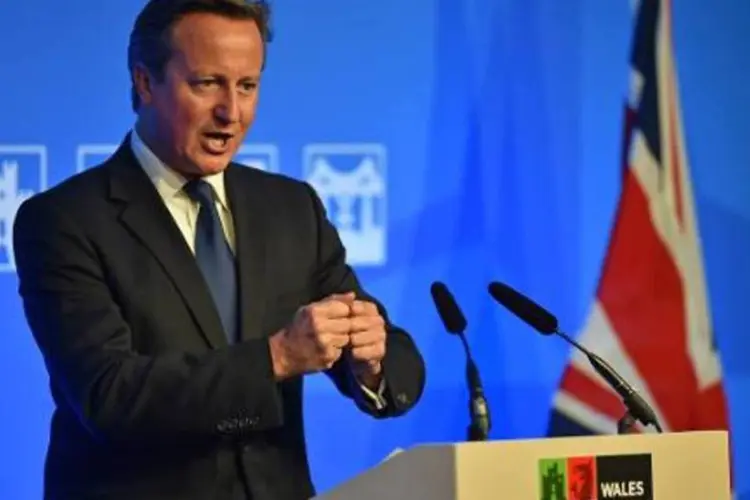 
	O premi&ecirc; brit&acirc;nico, David Cameron: Cameron admitiu, no entanto, que est&aacute; &quot;nervoso&quot;
 (Leon Neal/AFP)