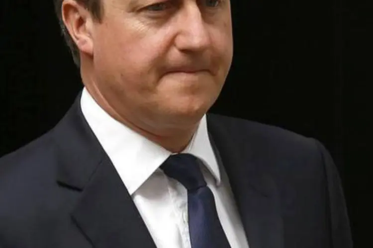 
	Premi&ecirc; brit&acirc;nico, David Cameron: Cameron pediu aos escoceses que &quot;n&atilde;o se separem&quot;
 (Luke MacGregor/Reuters)