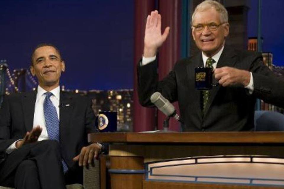 Apresentador David Letterman se despede da TV americana