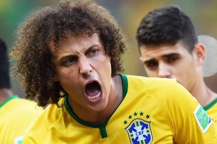 
	David Luiz durante partida contra a Col&ocirc;mbia, pelas quartas de final da Copa do Mundo
 (Jamie McDonald/Getty Images)