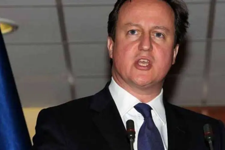 
	O premier brit&acirc;nico, David Cameron: &quot;a medida de seus sucessos s&oacute; pode ser compreendida quando se olha para tr&aacute;s e se lembra como era o Reino Unido na d&eacute;cada de 1970&quot;, disse
 (AFP/ Mahmud Turkia)