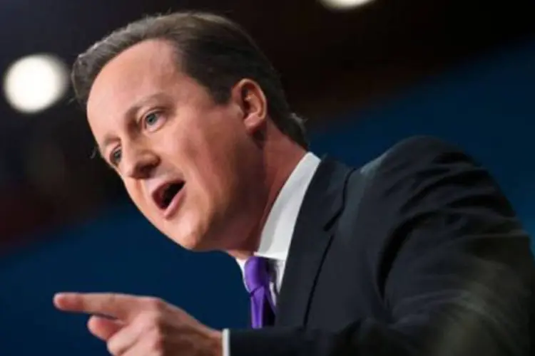 
	David Cameron: o premi&ecirc; brit&acirc;nico explicou, no entanto, que embora esteja disposto a aceitar esta possibilidade, seu pa&iacute;s n&atilde;o prop&ocirc;s um plano de sa&iacute;da
 (©AFP / Leon Neal)