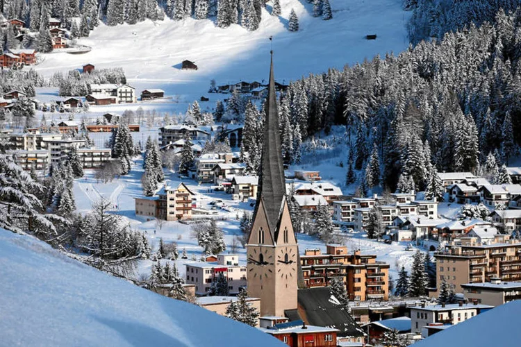
	Davos, na Su&iacute;&ccedil;a: a cidade &eacute; sede da reuni&atilde;o anual do F&oacute;rum Econ&ocirc;mico Mundial
 (Andy Mettler / World Economic Forum)
