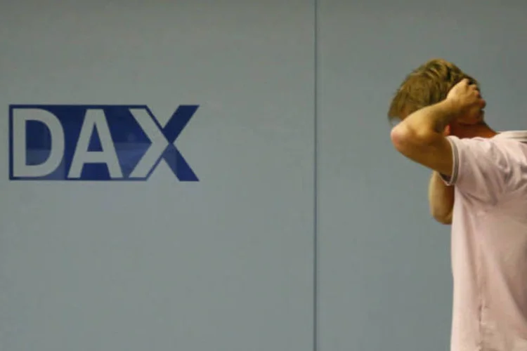 
	O &iacute;ndice DAX-30, da Bolsa de Frankfurt, fechou em queda de 0,96%, aos US$ 8.298,98 pontos
 (REUTERS/Ralph Orlowski)