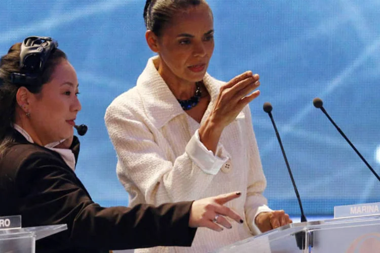 
	A candidata do PSB conta com apenas dois minutos e tr&ecirc;s segundos na propaganda no r&aacute;dio e na TV no primeiro turno
 (Paulo Whitaker/Reuters)