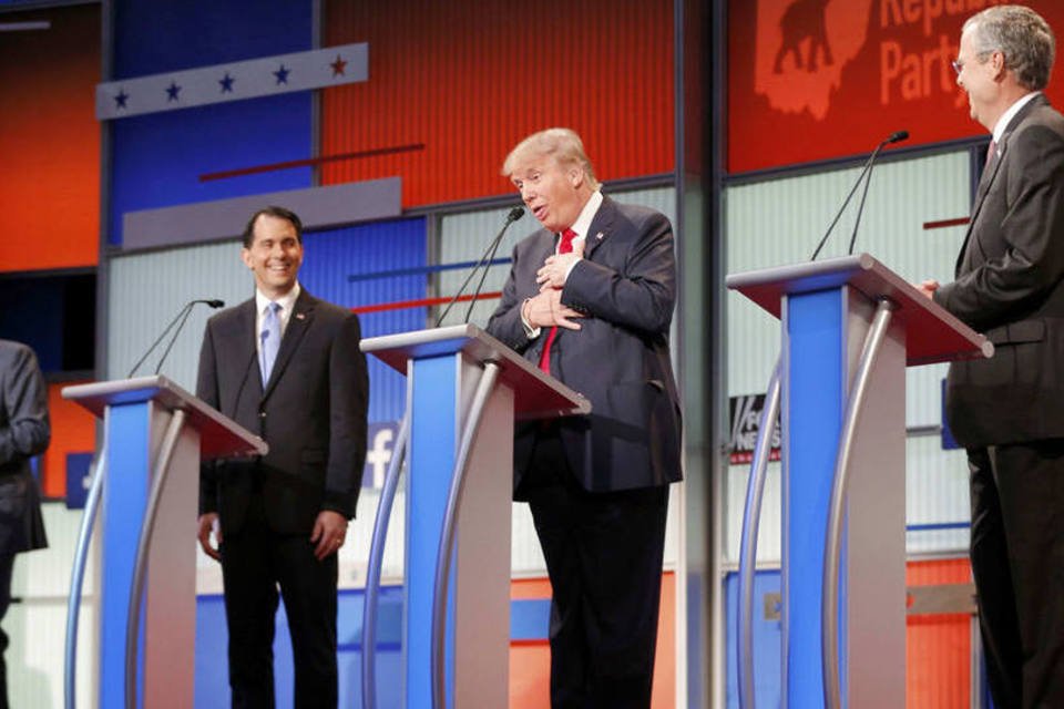 
	Debate de pr&eacute;-candidatos republicanos &agrave; Presid&ecirc;ncia dos Estados Unidos
 (Reuters/ Brian Snyder)
