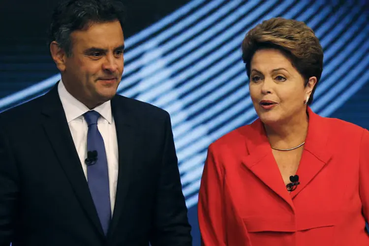 
	A&eacute;cio e Dilma: at&eacute; o momento, a absten&ccedil;&atilde;o registrada &eacute; 19,99%
 (Ricardo Moraes/Reuters)