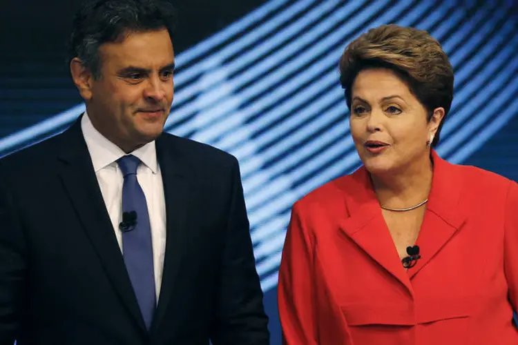 
	O levantamento mostrou que A&eacute;cio inverteu a curva de queda e voltou a subir nas pesquisas
 (Ricardo Moraes/Reuters)