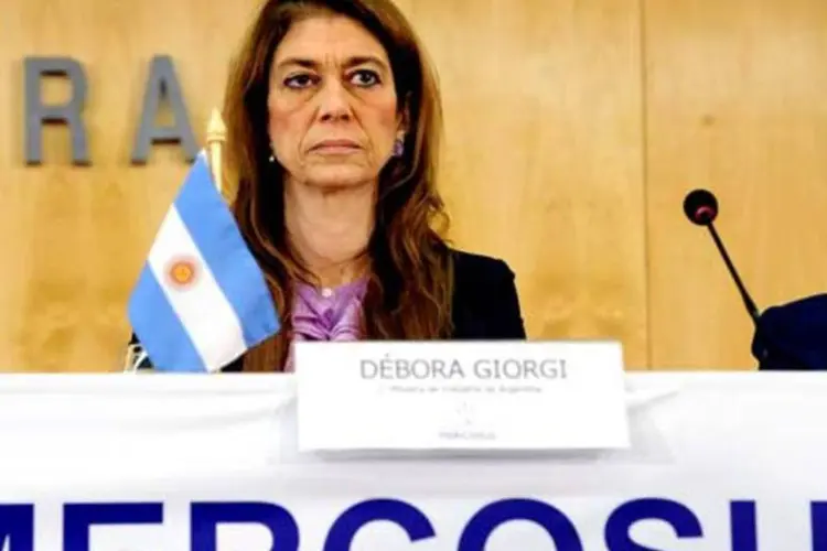 Debora Giorgi, ministra da Indústria da Argentina, enviou carta de reclamação ao Brasil (AGÊNCIA BRASIL)