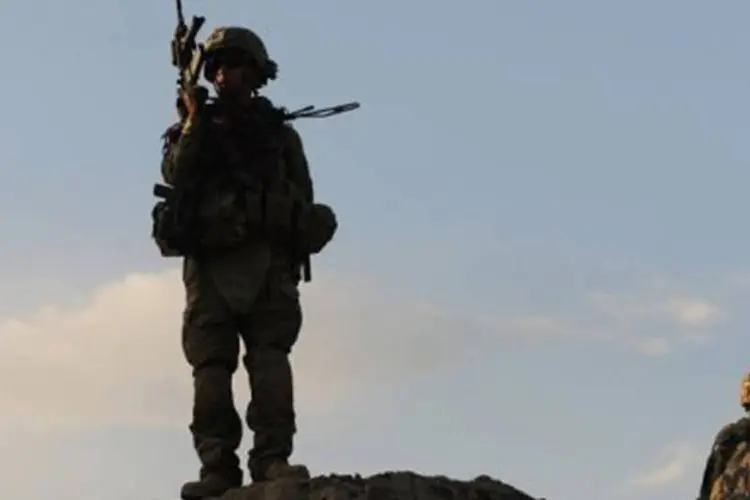 
	Soldado americano na prov&iacute;ncia de Logar, Afeganist&atilde;o
 (Munir Uz Zaman/AFP)