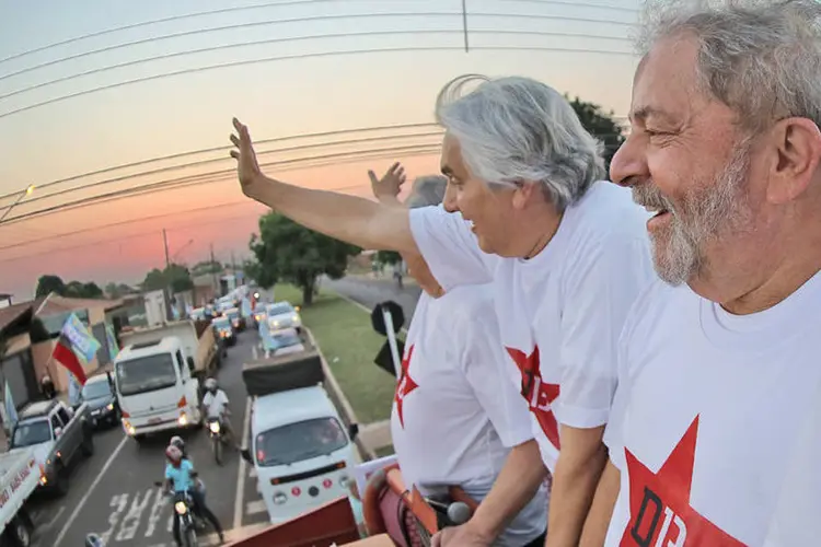 
	Delc&iacute;dio e Lula: segundo o senador, &quot;Lula conhecia os projetos estrat&eacute;gicos do pa&iacute;s&quot;
 (Ricardo Stuckert/Instituto Lula/Divulgação)