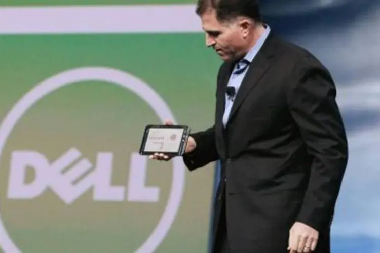 O anúncio da Dell ocorre cinco meses depois da Apple iniciar a comercialização do iPad, despertando o interesse dos consumidores (.)