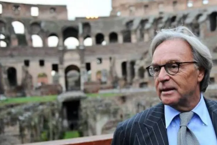 O empresário italiano Diego Della Valle: prefeito de Roma agradeceu o "presente" (Andreas Solaro/AFP)