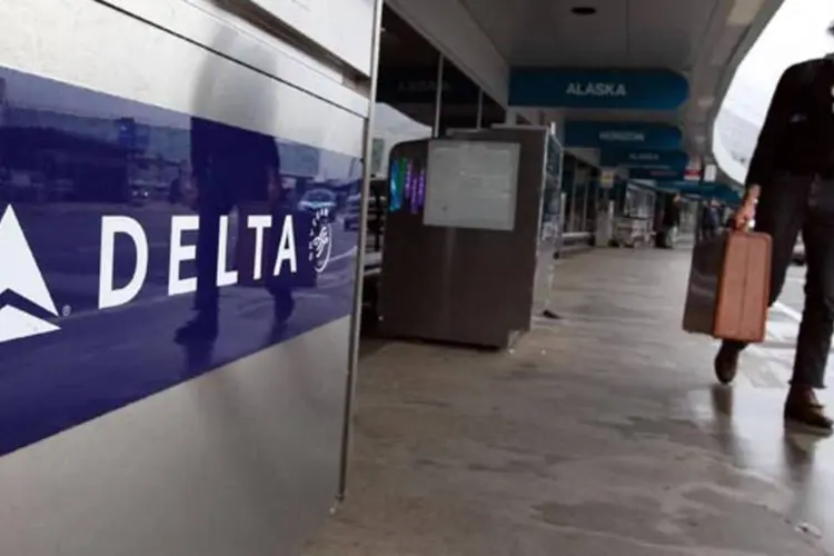 Delta Air Lines: lucro de US$ 425 milhões no quarto trimestre (Justin Sullivan/Getty Images)