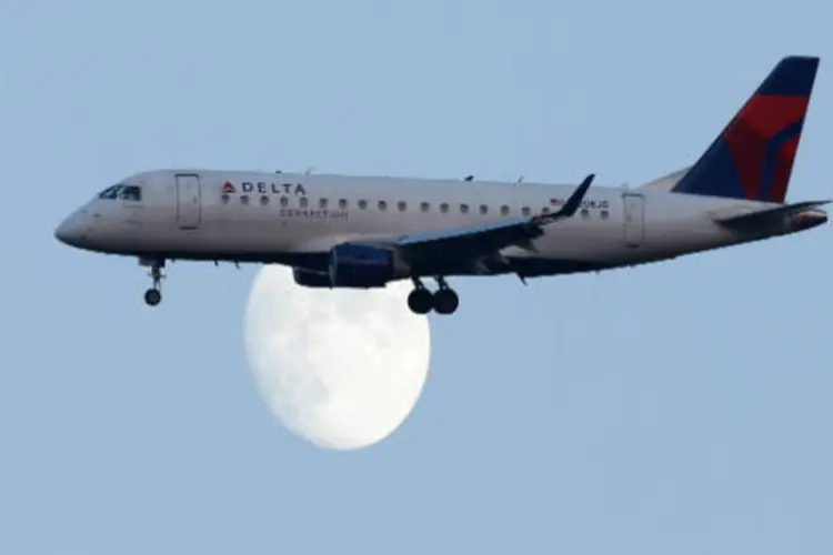 
	Avi&atilde;o da Delta Air Lines
 (Eduardo Munoz, Reuters)