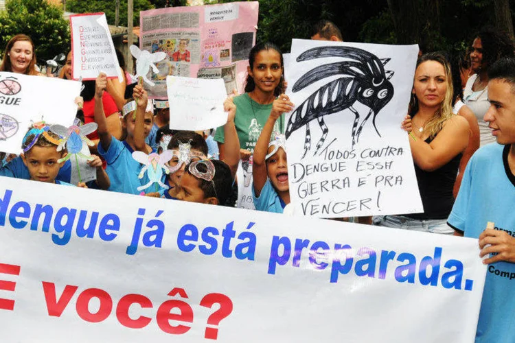 
	Alunos v&atilde;o &agrave;s ruas alertar para preven&ccedil;&atilde;o e combate &agrave; dengue, em Campinas
 (Luiz Granzotto/ Prefeitura de Campinas)