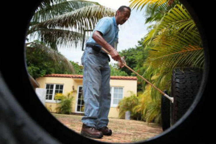 Dengue: de acordo com norma do Ministério da Saúde, caracteriza-se epidemia quando há 300 casos para cada 100 mil habitantes. (Joe Raedle/Getty Images)