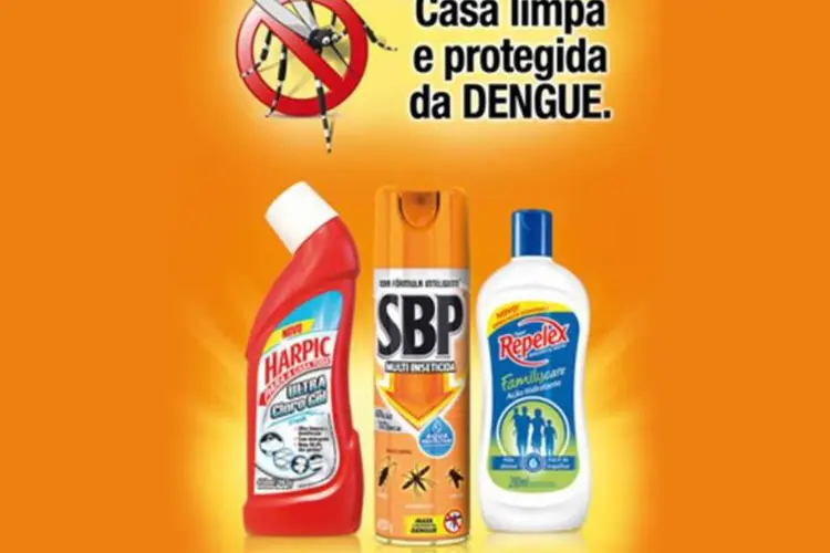 Cartaz campanha da Reckitt Benckiser contra a Dengue: ideia é conscientizar sobre a importância de combater os criadouros do mosquito Aedes Aegypti (Divulgação)