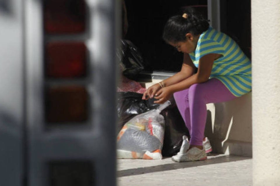 Criança: as mulheres representam dois terços dos 758 milhões de adultos analfabetos do mundo (Jorge Cabrera/Reuters)