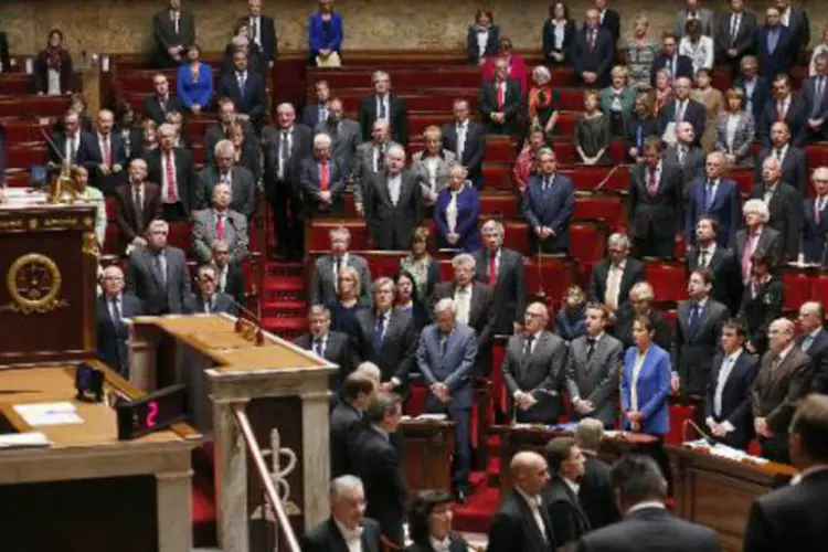 Deputados franceses: votação é muito simbólica (Patrick Kovarik/AFP)