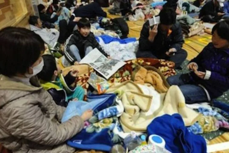 Desabrigados em Fukushima (©AFP  Kazuhiro Nogi)