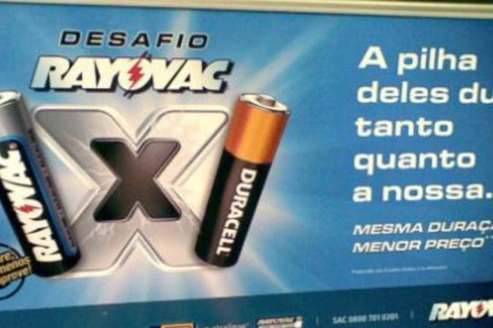 Rayovac X Duracell: concorrência acaba no tribunal