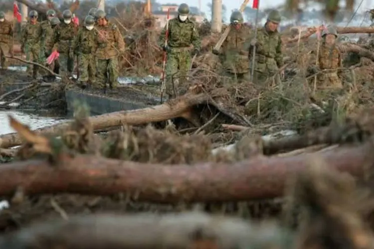 Terremoto em Sendai, no Japão: governo contabiliza 15 mil resgates (Getty Images)
