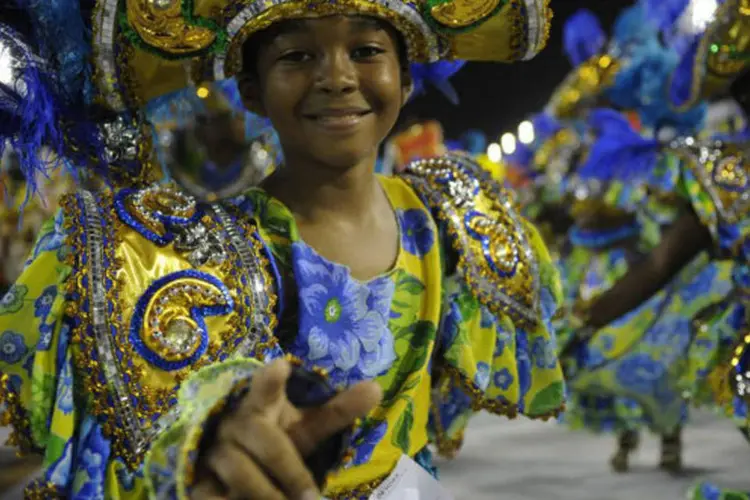 Primeiro dia de desfile das escolas de samba da Série A, antigo Grupo de Acesso, na Marquês Sapucai, Rio de Janeiro (Fernando Frazão/Agência Brasil)