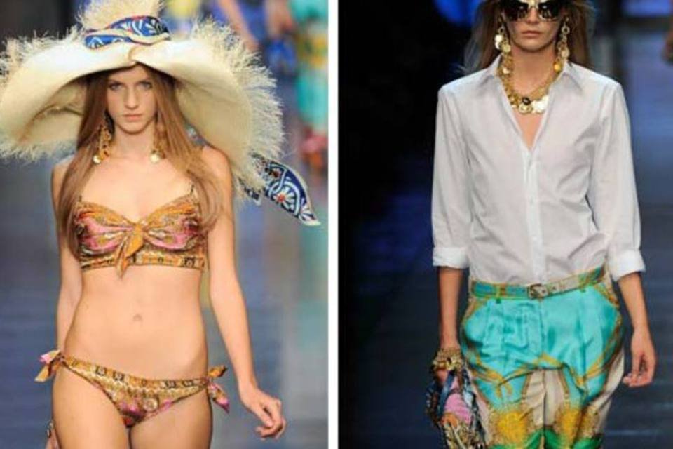 As tendências  para o verão 2012 da semana de moda de Milão