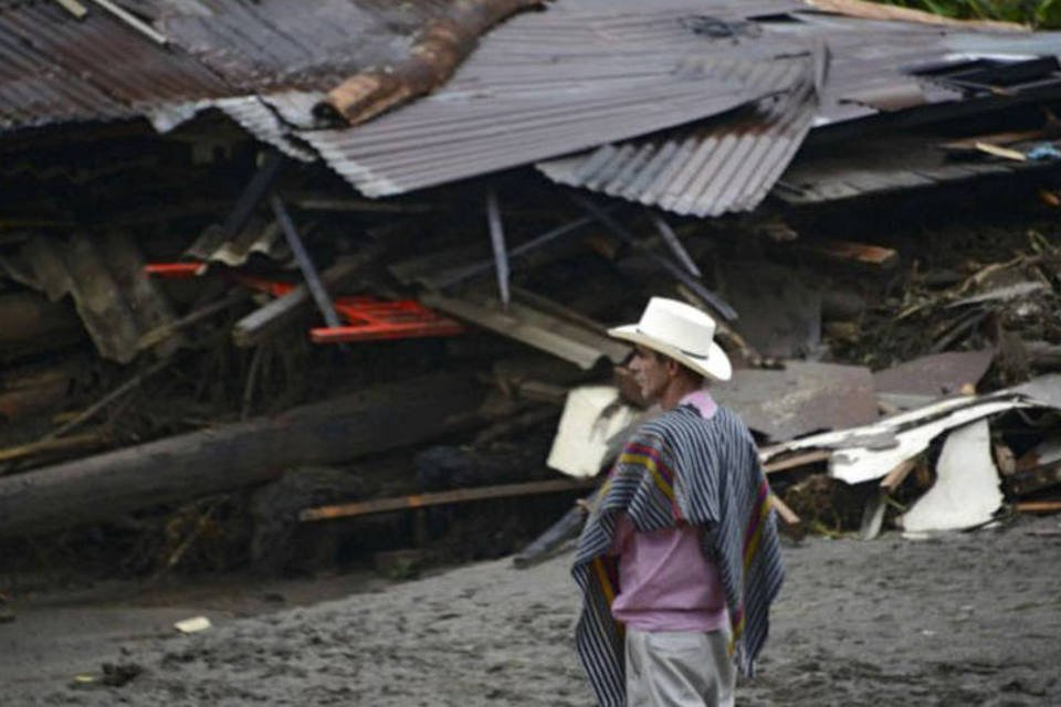 Deslizamento mata pelo menos 6 pessoas na Colômbia