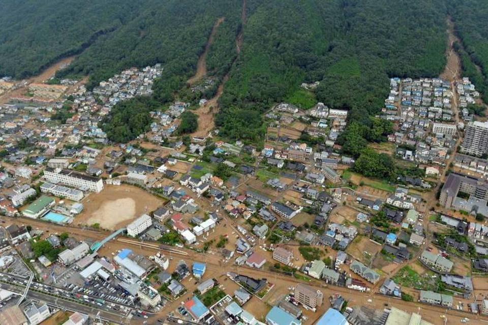 Continua busca por desaparecidos após fortes chuvas no Japão