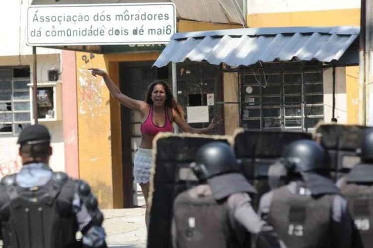 Terreno da Oi: ele foi ocupado por milhares de famílias, em abril (Tomaz Silva/Agência Brasil)