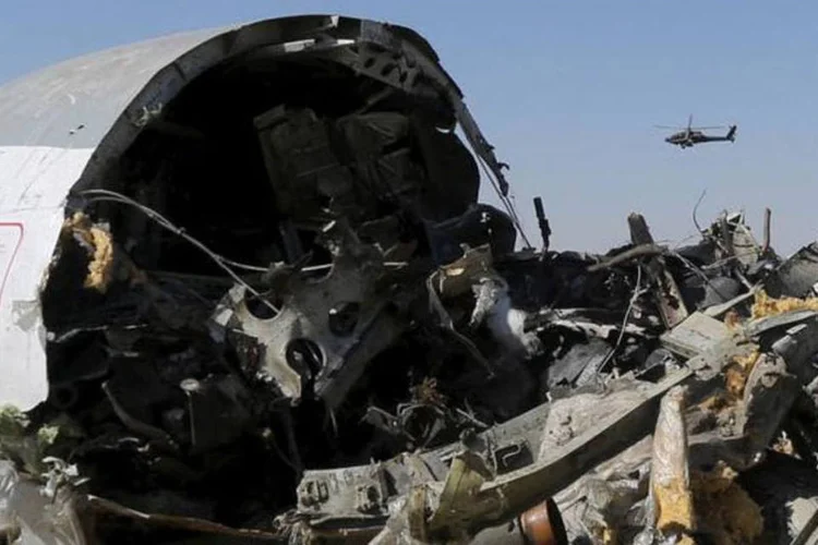 
	Destro&ccedil;os do avi&atilde;o russo que caiu no Egito e deixou 224 mortos no &uacute;ltimo s&aacute;bado, dia 31
 (Mohamed Abd El Ghany / Reuters)