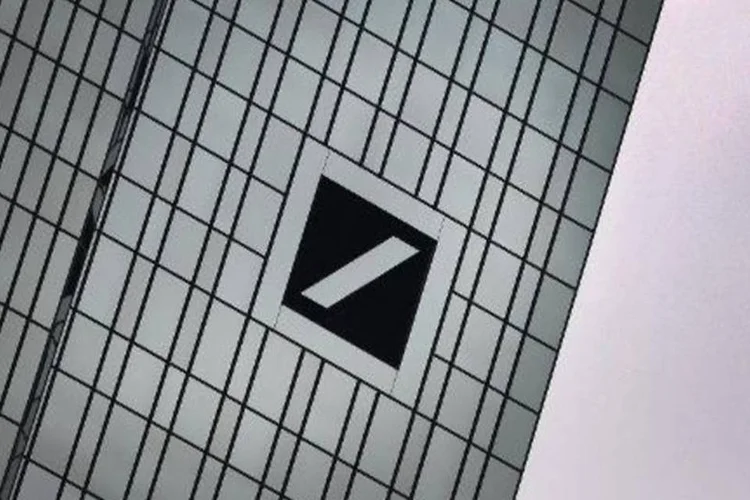 
	A sede do Deutsche Bank, em Frankfurt
 (Daniel Roland/AFP)