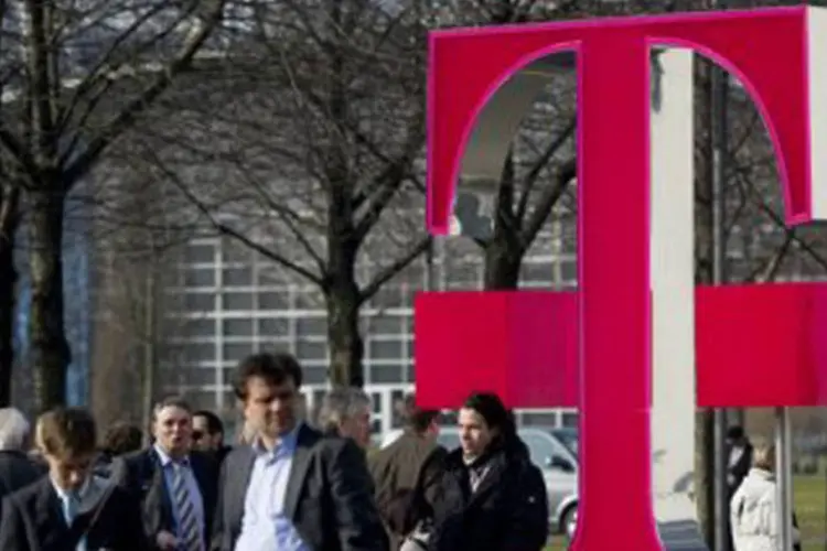 
	Deutsche Telekom: empresa alem&atilde; det&eacute;m uma participa&ccedil;&atilde;o controladora de 40 por cento na OTE
 (Johannes Eisele/AFP)
