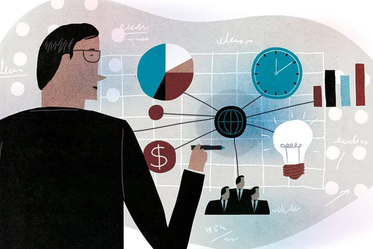 
	Gest&atilde;o: a empresa tem de continuar inovando mesmo quando corta custos
 (Ilustração: Maurício Pierro)