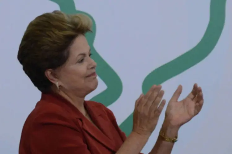 A presidente Dilma Rousseff: a presidente Dilma Rousseff tem 14,8% da intenção espontânea de voto, quando não são apresentadas opções de candidatos. (Fabio Rodrigues Pozzebom/ABr)