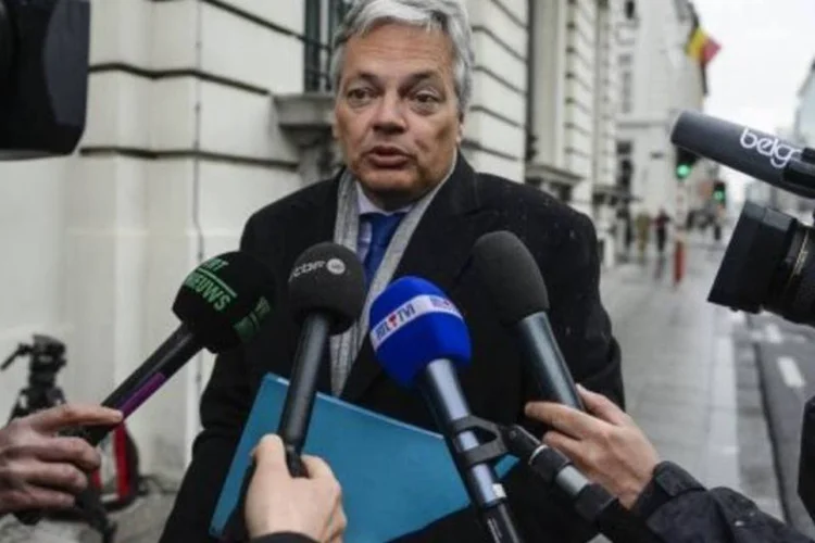 O ministro belga das Relações Exteriores, Didier Reynders: a revista alemã Der Spiegel revelou no domingo que a Agência Nacional de Inteligência (NSA) americana espiona escritórios da UE nos Estados Unidos, e também em Bruxelas, há muitos anos. (AFP/ Laurie Dieffembacq)