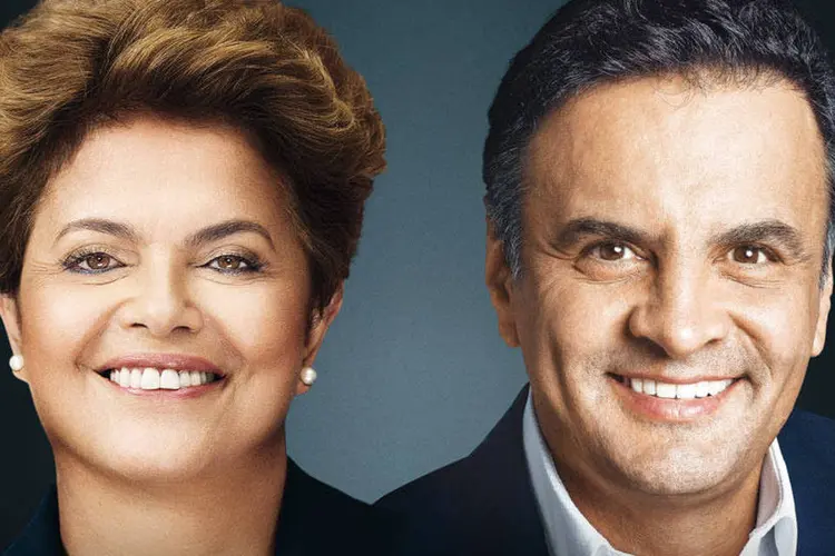 Dilma Rousseff e Aécio Neves, canditatos à Presidência da República (Divulgação)