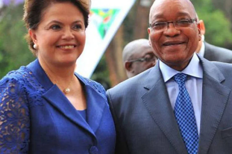 Os objetivos da reunião entre Dilma e Zuma são promover a cooperação Sul-Sul, além das oportunidades comerciais
 (Alexander Joe/AFP)