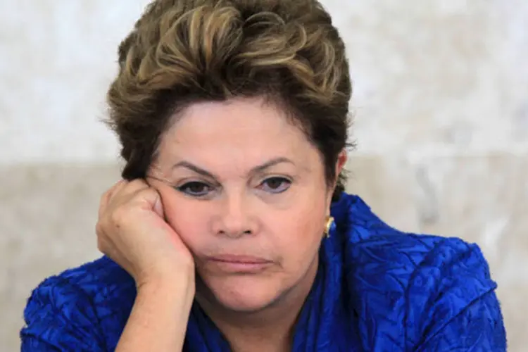 
	Dilma: sua aus&ecirc;ncia provocou mal-estar profundo entre dirigentes da Fifa
 (Ueslei Marcelino/Reuters)